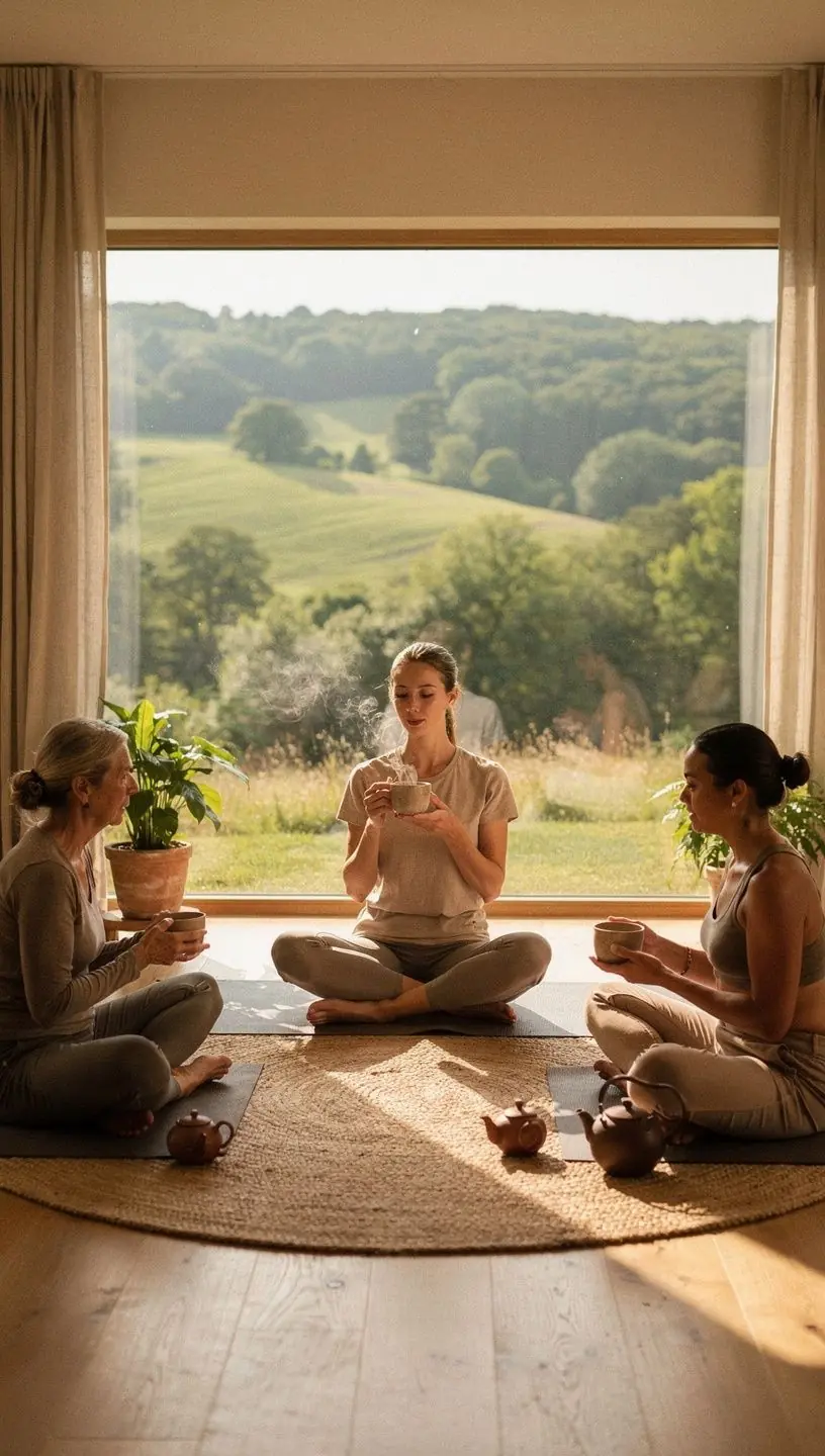 Atidaryta arbatos dėžutė su įvairių rūšių žolelių arbata, reprezentuojanti pasirinkimo įvairovę ir sveikatingumo galimybes.